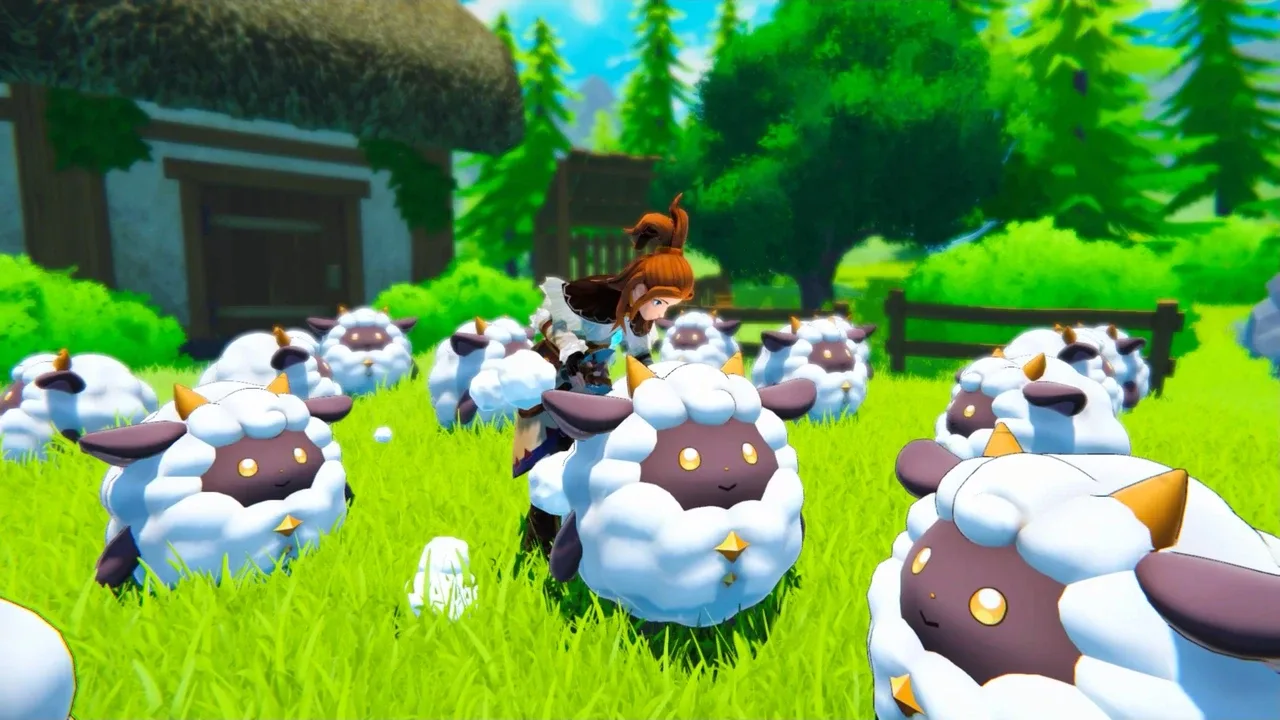 Troupeau de Pals dans la prairie